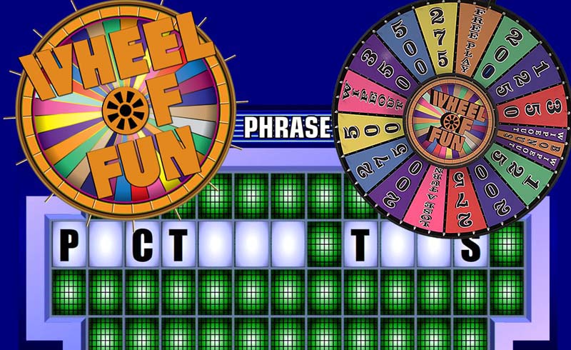 Wheel Of Fun-Fun Fortune Game Show in booth at trade show